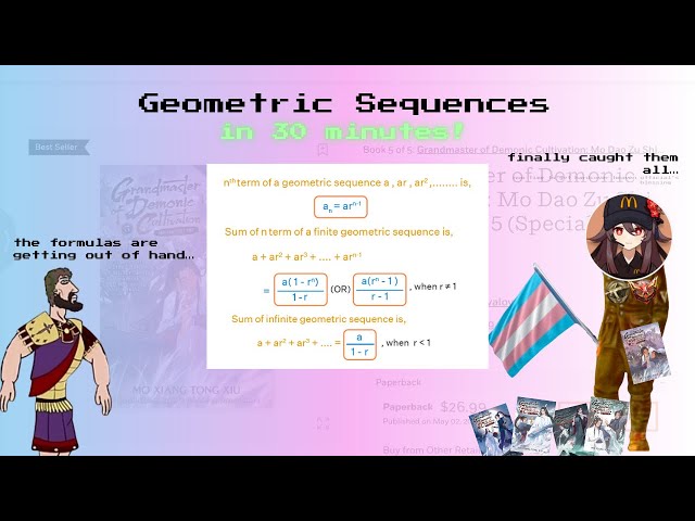 [G10 T1] Geometric Sequences in 30 minutes!
