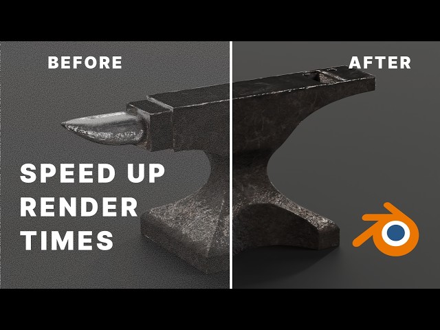 How to SPEED UP your render times in Blender!