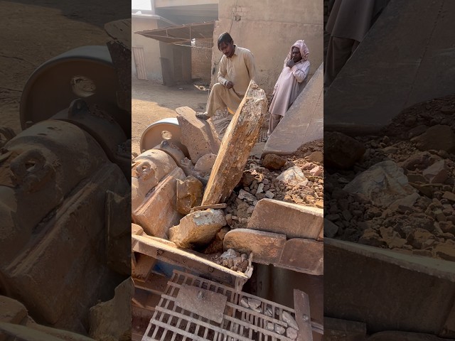 "Huge Rocks Crushing Process. Super Satisfying Stone Crushing Process by Jaw Crusher #rockcrusher"