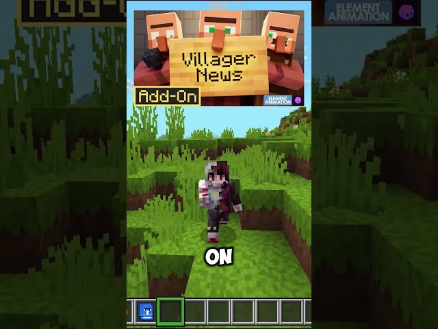 Villager NEWS Addon Funny Moments #Minecraft