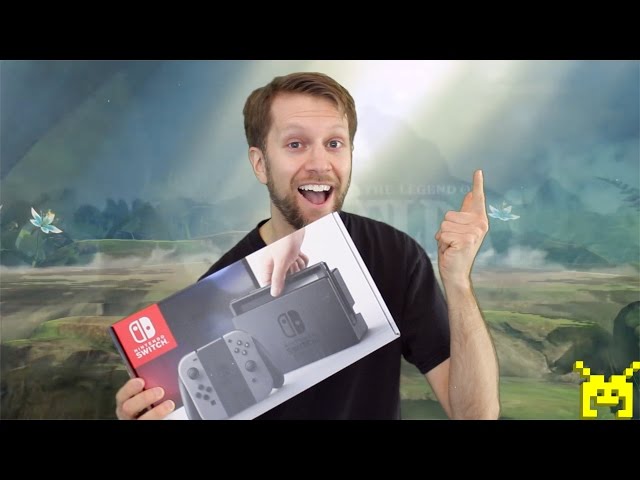 Nintendo Switch unboxing, setup & system config video