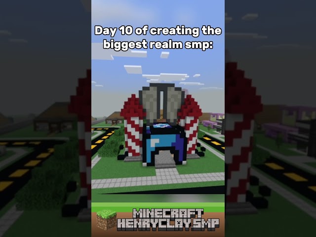 Day 10 of creating the biggest realm smp: #minecraft #gaming #bedrockedition