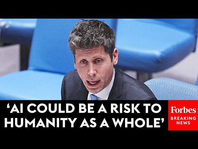 WATCH: Sam Altman Sounds Alarm On AI Risks At UN Security Council
