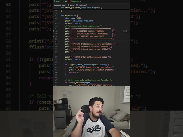 Learning C Like a Hacker, puts function #beginnerfriendly #cprogramming #hacking #cybersecurity