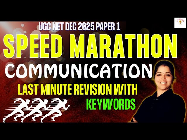 UGC NET Paper 1 Communication in 1 Shot | Speed Marathon | Sure-Shot Revision