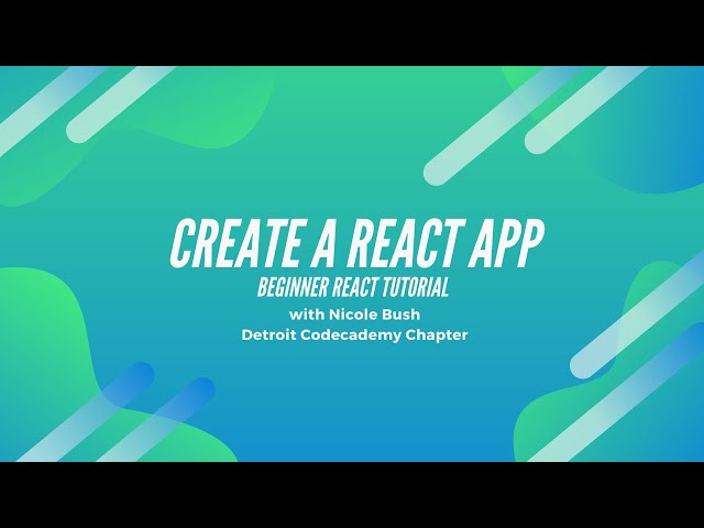 Create Your First React App
