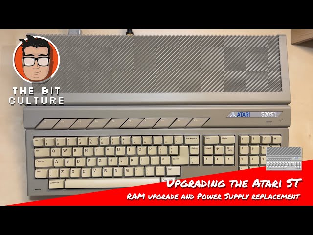 Relive Your Atari ST! Easily Upgrade the RAM and Power Supply 🪛