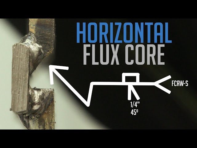 Horizontal Flux Core D1.1 Weld Test