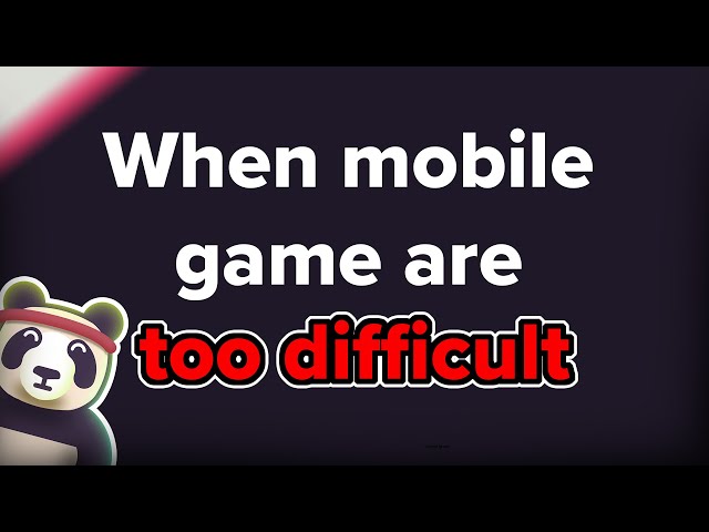 When games are too &$!#%! 🤬 difficult