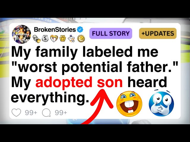 My family said I’d be the worst dad. Three weeks later, I was finalizing an adoption. [FULL STORY]