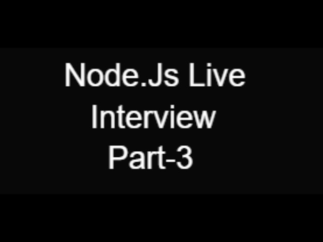 Senior Node.js Interview Questions (5+ Years Experience) 🔥 Real Backend Round