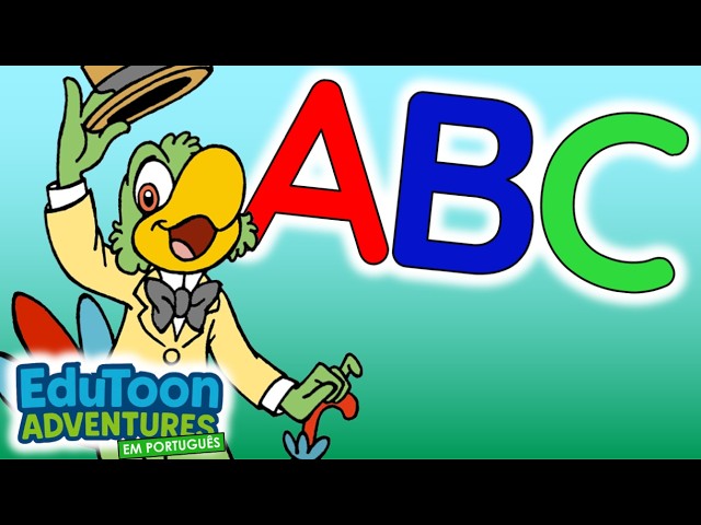 A Canção do Alfabeto Português com José Carioca (Minha Versão) | EduToon Adventures Em Português