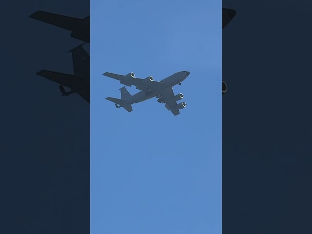 U.S.Air Force- Boeing KC-135R Stratotanker landing in TLV. May2026