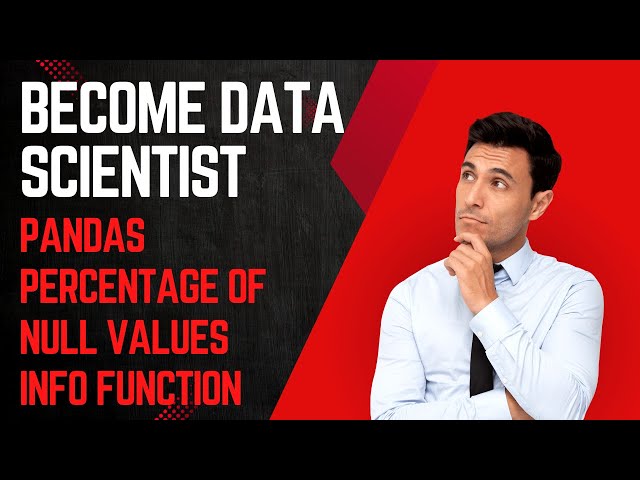 Python Pandas Info() function - Check Percentage of Non Null values and data type of each column