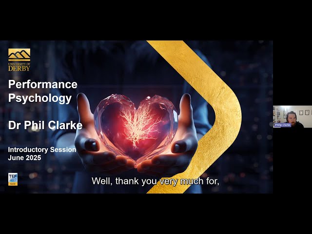 ‌Webinar: Exploring the Role of Psychology within Performance