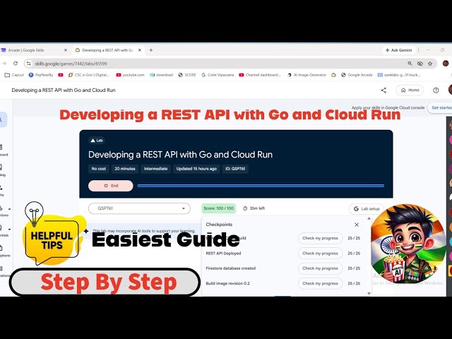 Developing a REST API with Go and Cloud Run #GSP650 #qwiklabsarcade2026 #stepbystep