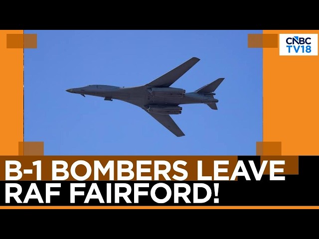 US Pulls B-1 Bombers From UK's RAF Fairford | Terror Plot Arrests | Pentagon | Iran | UK Security