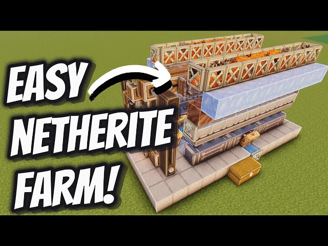 SUPER Easy Netherite Farm Tutorial! | Minecraft Create Mod
