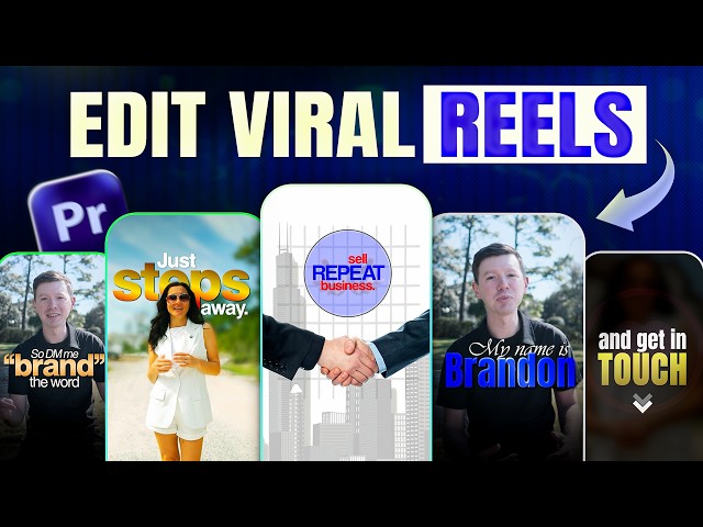 Premiere Pro Reel Editing Tutorial 2026 | How to Edit Viral Reels From Zero (FREE Project Files)