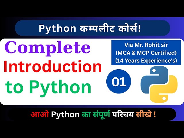 What is Python | Python Programming | Complete Introduction to Python for Beginners(2026 Full Guide)