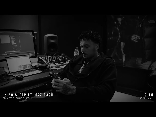 SLIM FT OZZCASH - NO SLEEP (OFFICIAL VISUALISER)