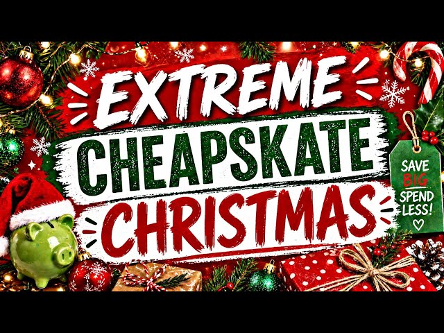 EXTREME CHEAPSKATE CHRISTMAS | SHOPPING ALL YEAR FOR CHRISTMAS GIFTS