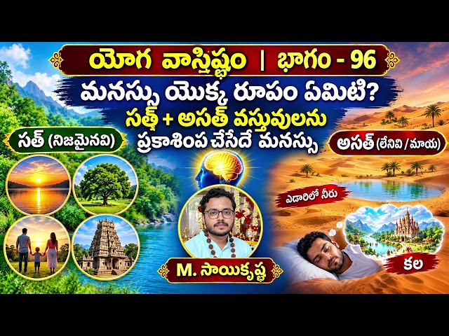 మనస్సు యొక్క రూపం ఏమిటి? #yogavasistham #teluguvedanta 