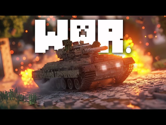 This is what War Looks Like in Minecraft.