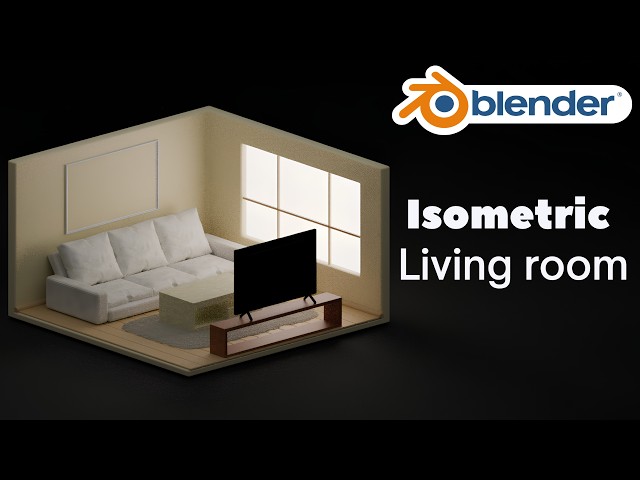 How to Make a Realistic Living Room in Blender | Full Tutorial