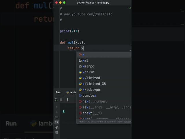 What is LAMBDA FUNCTION?!?!! #coding #programming #python