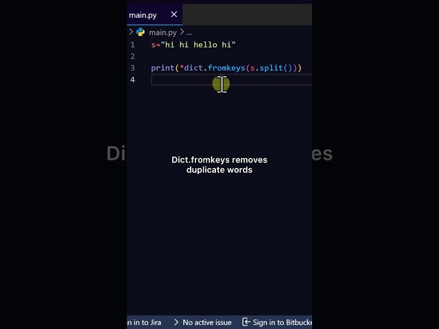 Remove Repeating Words ⚡ #coding #python #stem #science