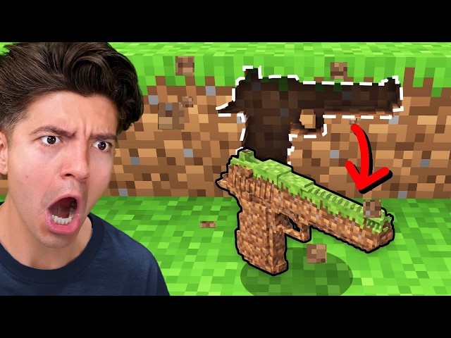 Can I Make GUNS From EVERY BLOCK In Minecraft!