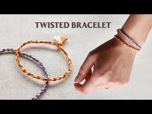 DIY Twisted Friendship Bracelets - Great for kids!