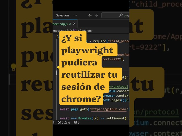 What if Playwright could reuse your Chrome session?
