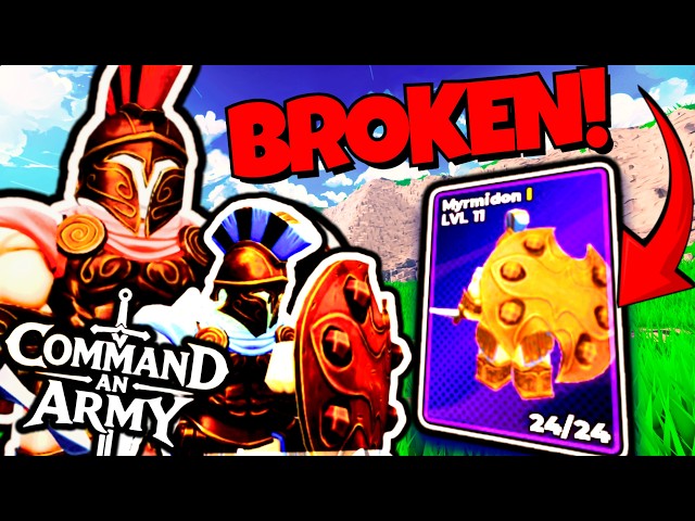 I Obtained the *NEW* MYRMIDON UNIT in Command an Army Roblox!