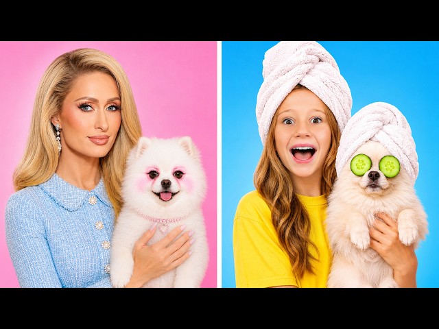 Nastya and Paris Hilton teamed up to take care of their pets by playing