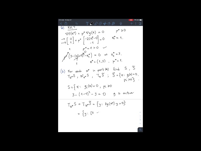 Nonlinear optimization with inequality constraints