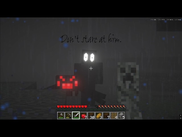Staring At Him Was A Mistake. #minecraft #minecrafthorror #horror