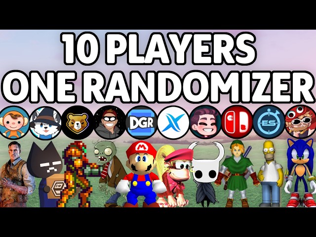 We tried a 10 player cross-game RANDOMIZER