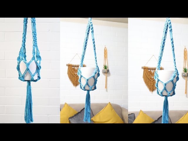 DIY: Single Plant Hanger | Macrame Plant Hanger Tutorial