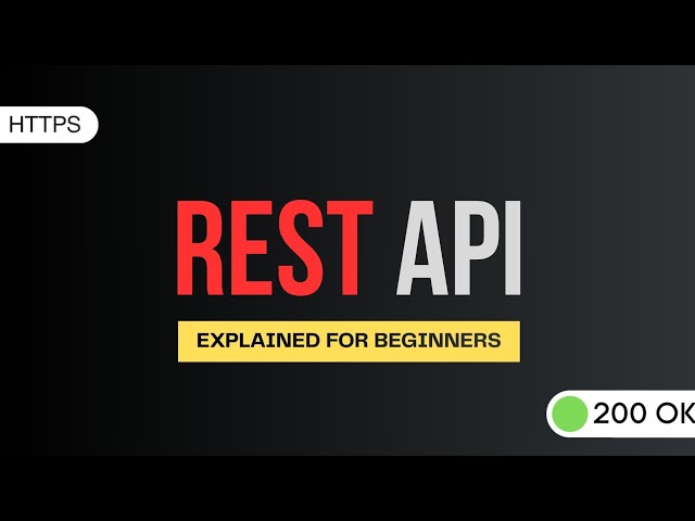 What Exactly Is an API & REST API? | Explained for Beginners  | SBE
