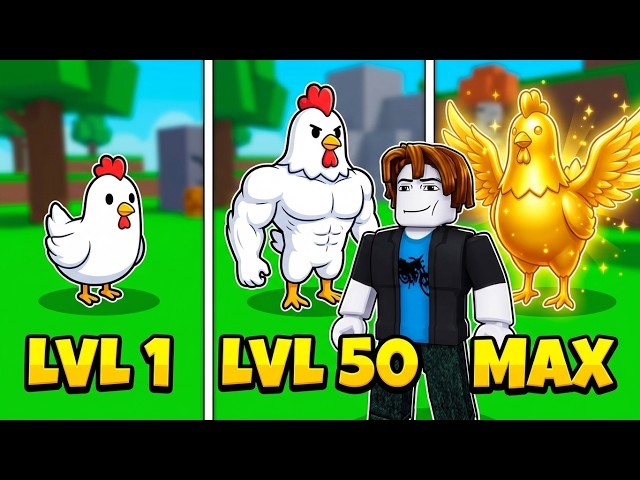I Evolved GOD TIER Chicken but got cooked 😂 | Chicken Fighter ROBLOX