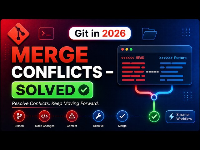 Git Merge Conflict? Solve It in Minutes! Git in 2026