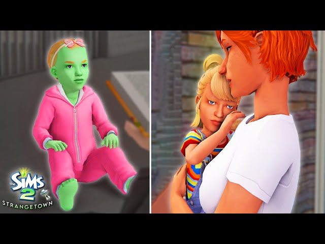 my Sims had the MOST cursed toddlers EVER