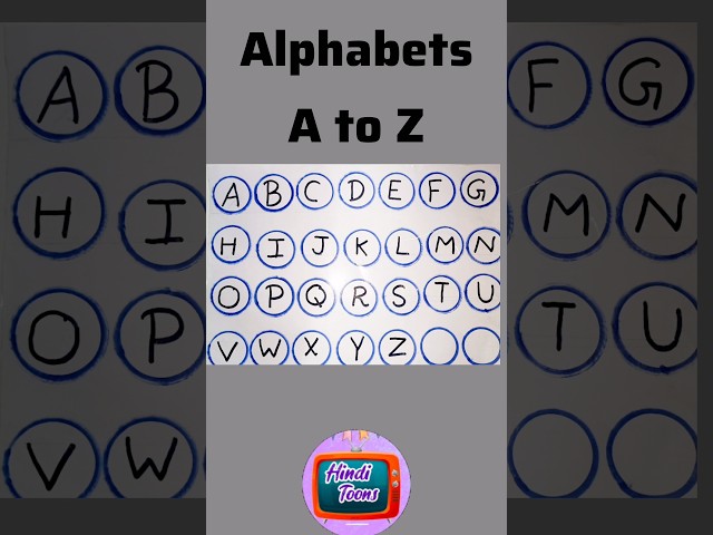 Learn ABC in 60 Seconds 🔤✨ | ABCD for Kids #shorts