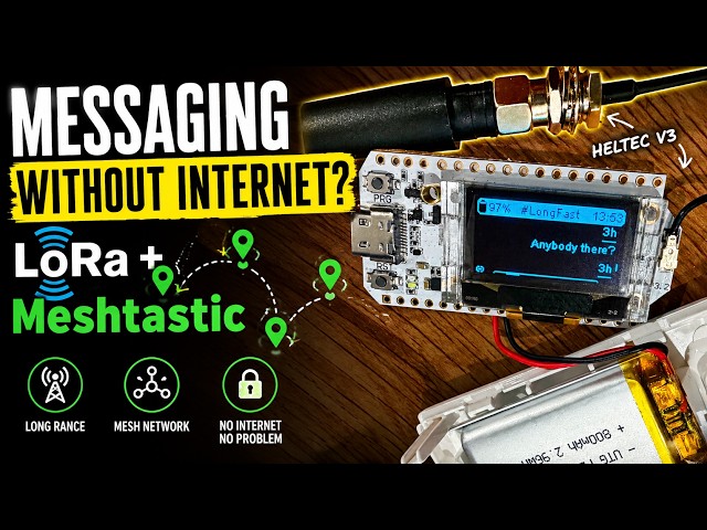 I Built a Network Without the Internet or Mobile networks; LoRa & Meshtastic