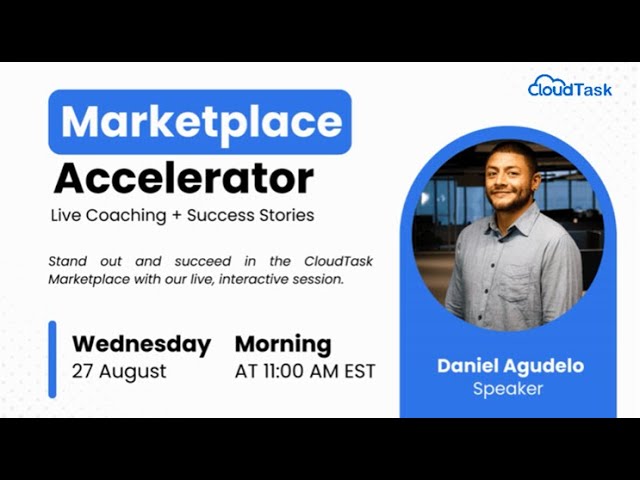 CloudTask: Marketplace SkillBridge (Live Coaching + Success Stories) - August 27/2025