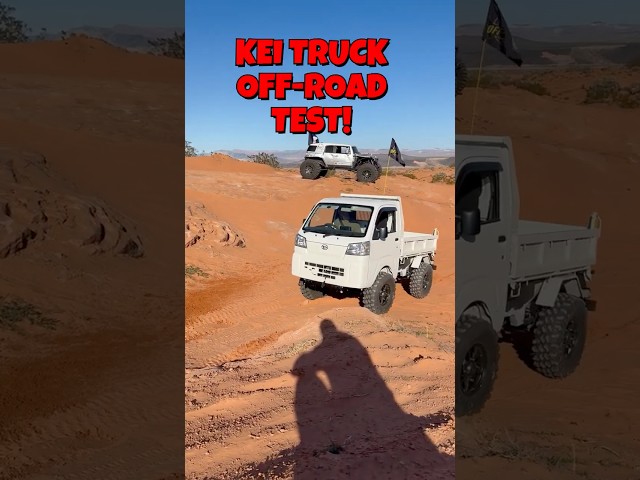 WAS IT WORTH THE MONEY?! 4.5" LIFT & 30" TIRES, KEI TRUCK OFF ROAD TEST  #keitruck  #daihatsuhijet