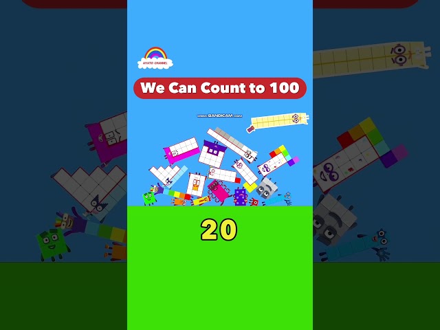 Numberblocks｜We Can Count to 100｜Song for Kids #shorts #short