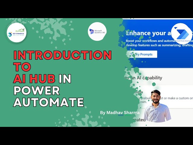 Introduction to AI Hub in Power Automate || 46